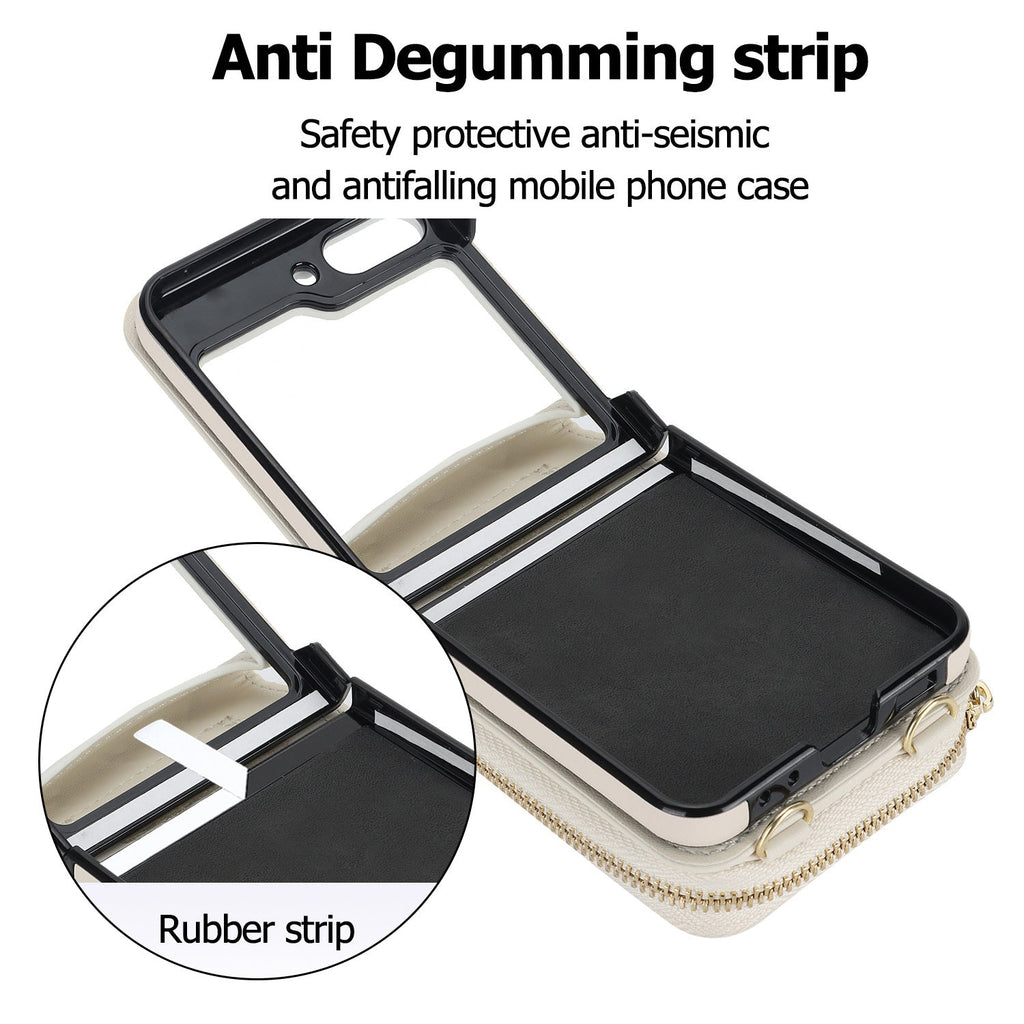 Elegant neutral coloured crossbody phone case