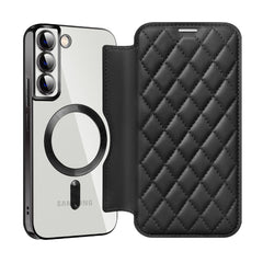 S24 Ultra case with card slots in purple