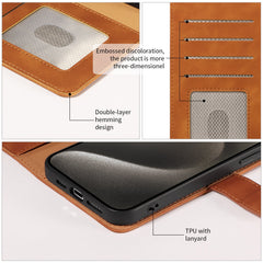 Premium Flip Leather Case Close-up of Material Quality