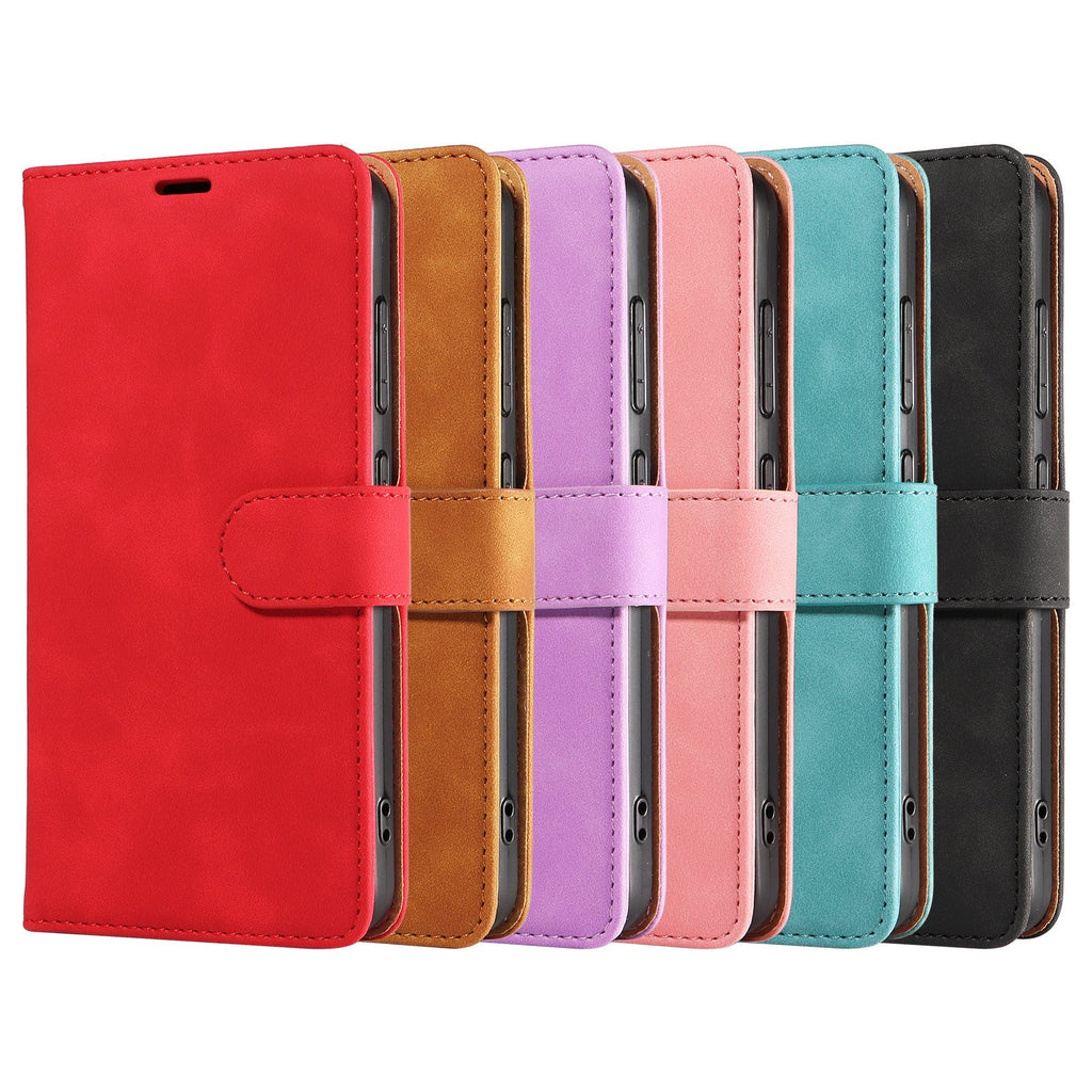 Premium Flip Leather Case for iPhone and Samsung - Brown Colour