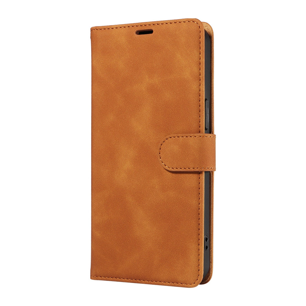 Premium Flip Leather Case for iPhone and Samsung - Brown Colour