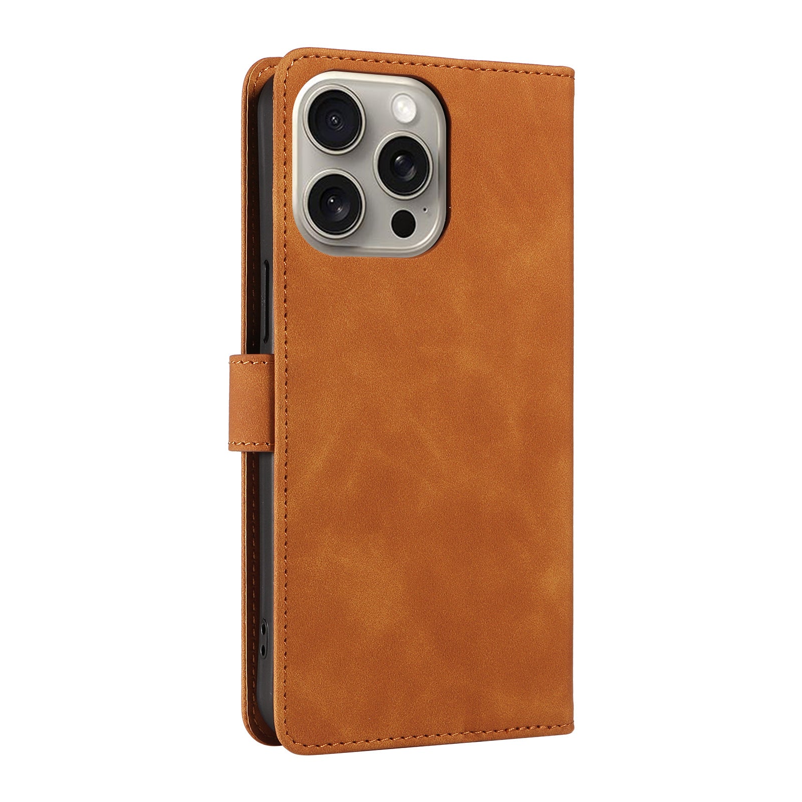Premium Flip Leather Case for iPhone and Samsung - Red Colour
