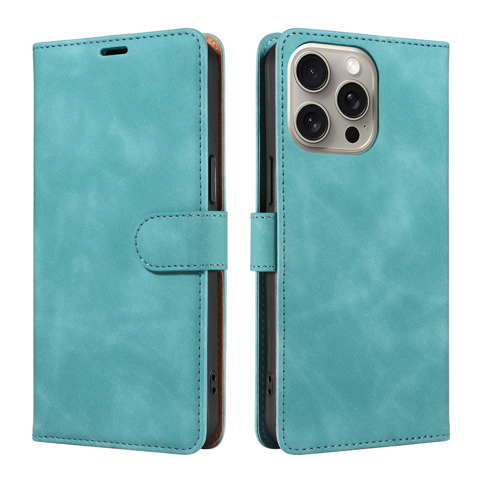 Premium Flip Leather Case for iPhone and Samsung - Red Colour