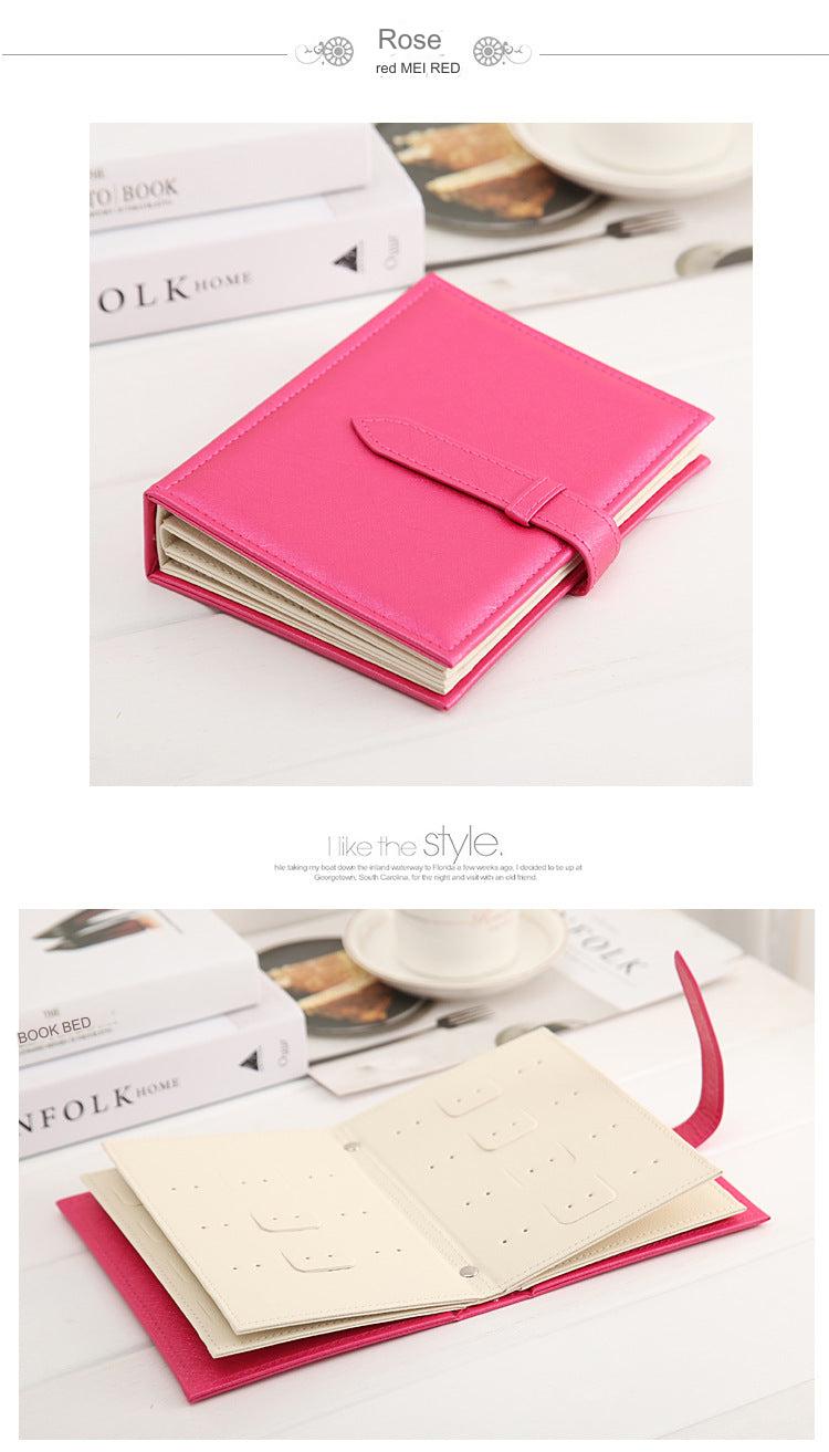 Elegant jewellery storage book for earrings