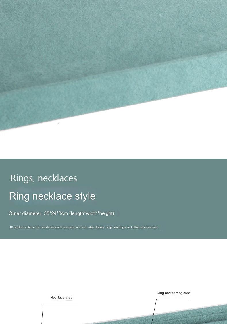 Elegant storage solution for necklaces and bracelets