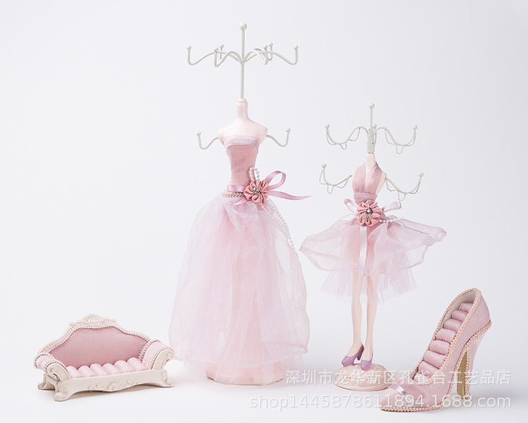 Decorative earring and necklace holder