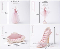 Creative Resin Craft Jewelry Display Stand with earrings