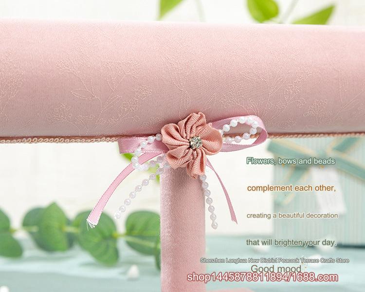 Close-up of Creative Resin Jewelry Stand