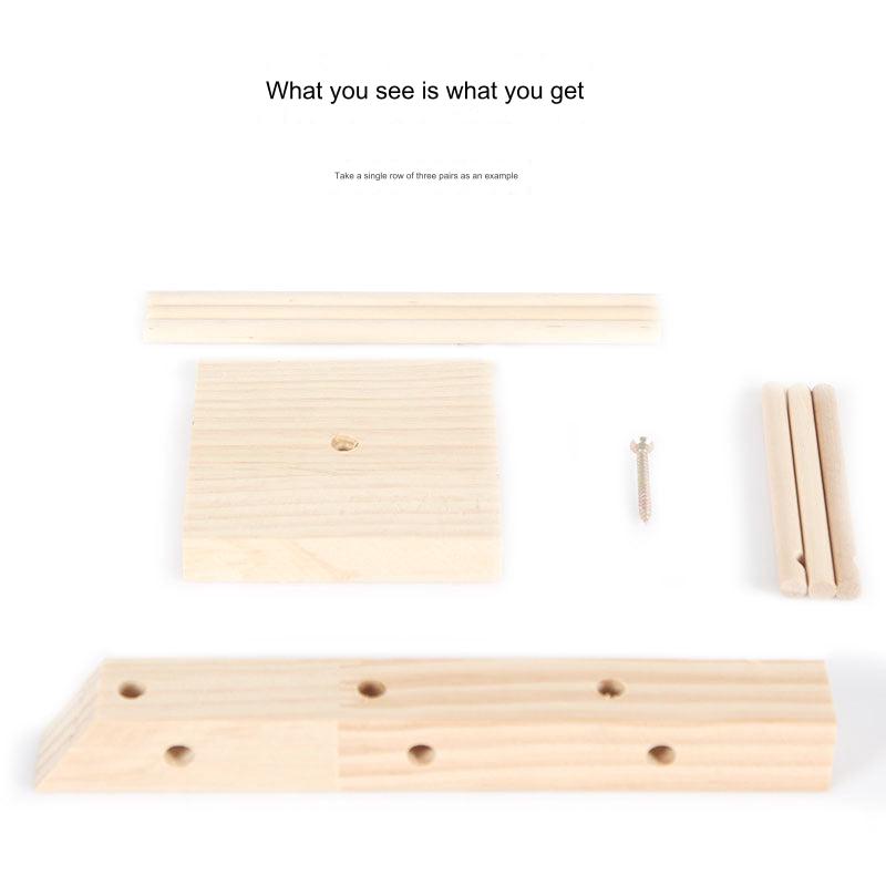 Natural Pine Display Stand for glasses
