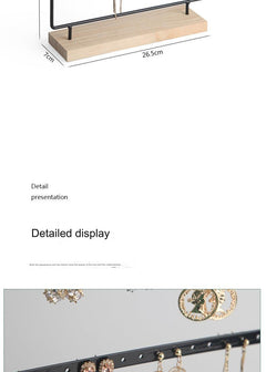 Earrings neatly displayed on 5-tier Stand