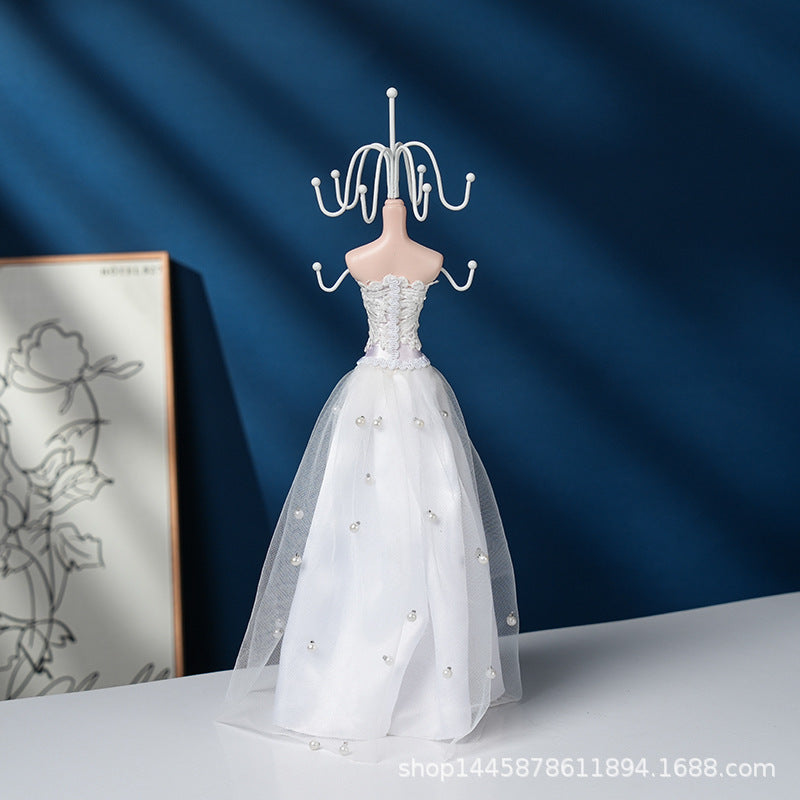 Jewellery display stand featuring necklace holders