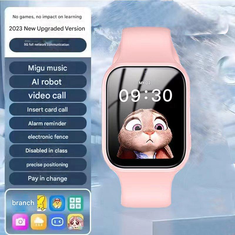 Child using smartwatch with GPS tracking feature