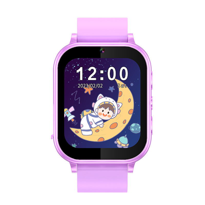 User interacting with 1.8-inch smartwatch