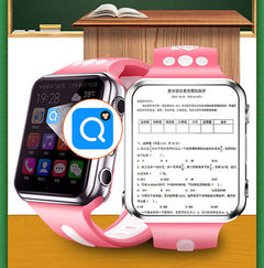 Smartwatch showing fitness tracking applications