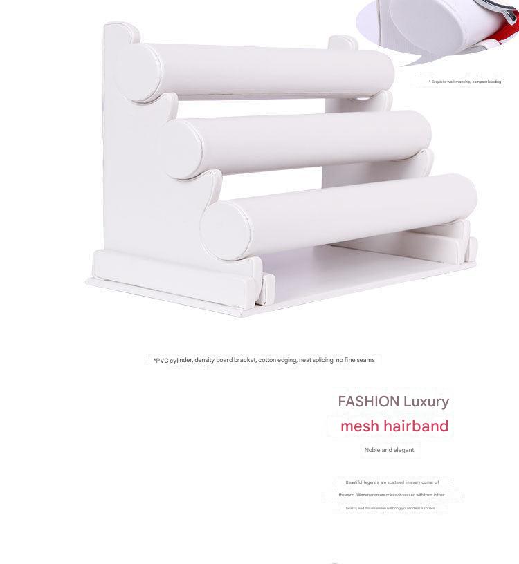 elegant velvet bracelet display stand
