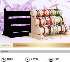 burlap bracelet display for shops