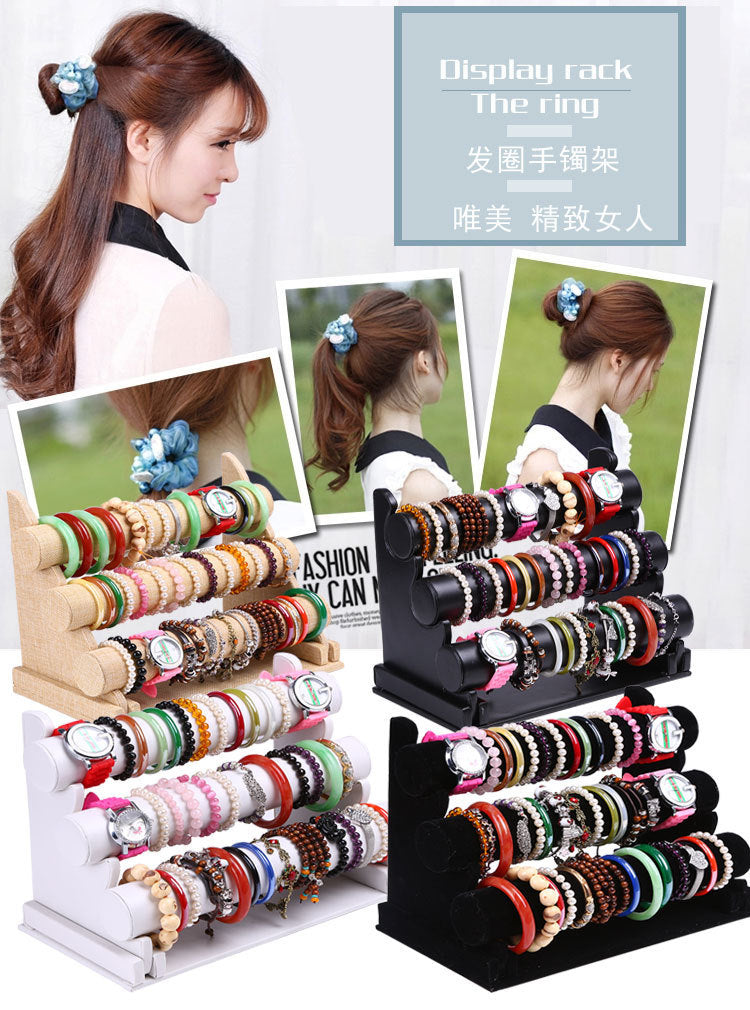 white velvet jewelry organiser for home use