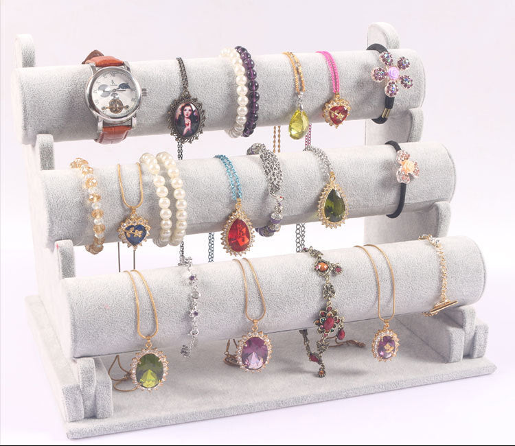 burlap bracelet display for shops