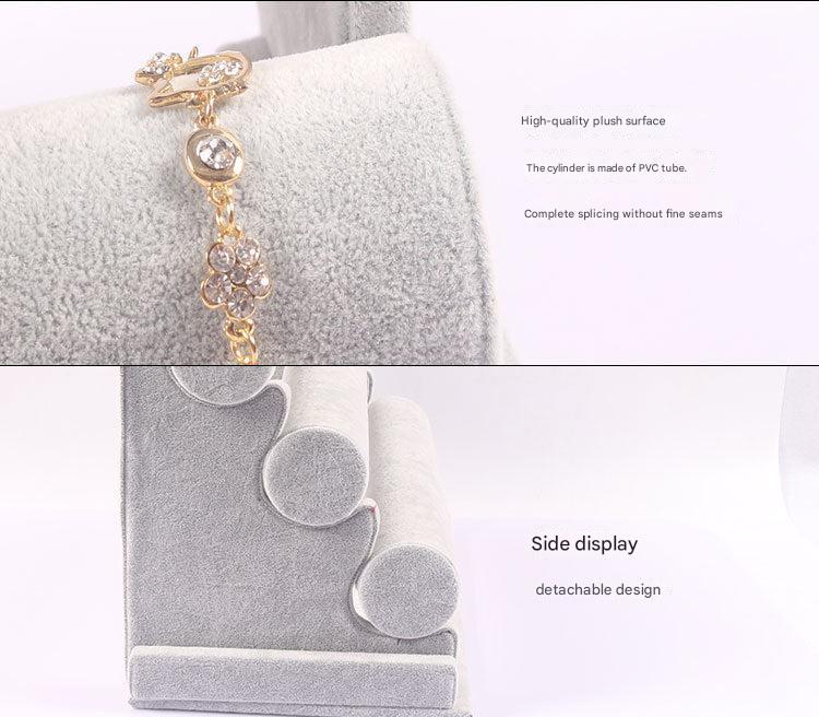 frosted velvet bracelet and watch organiser