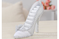 Multicoloured elegant shoe design jewellery stand 4