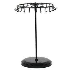 Rotatable Jewelry Holder with Multiple Hooks