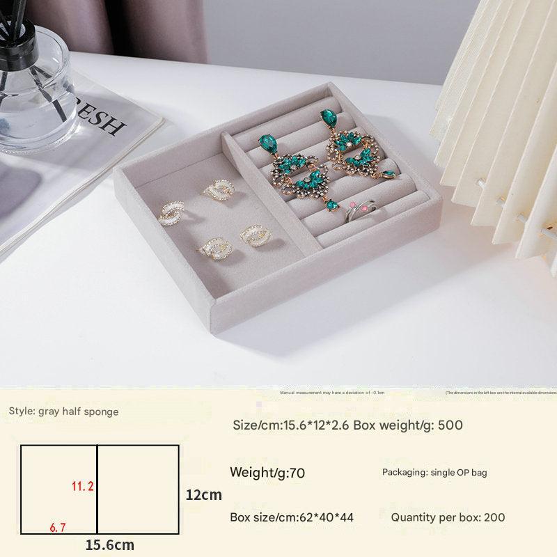 Versatile jewelry tray showcasing rings and watches