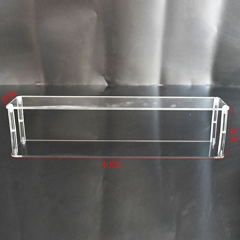 Multi-tiered acrylic display stand for collectibles