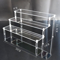 Full retail setup with acrylic display stand