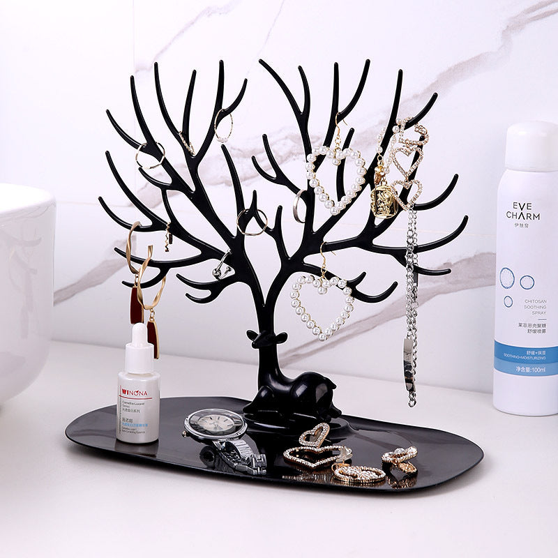 Functional jewelry stand with bracelets displayed