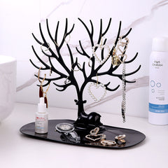 Functional jewelry stand with bracelets displayed
