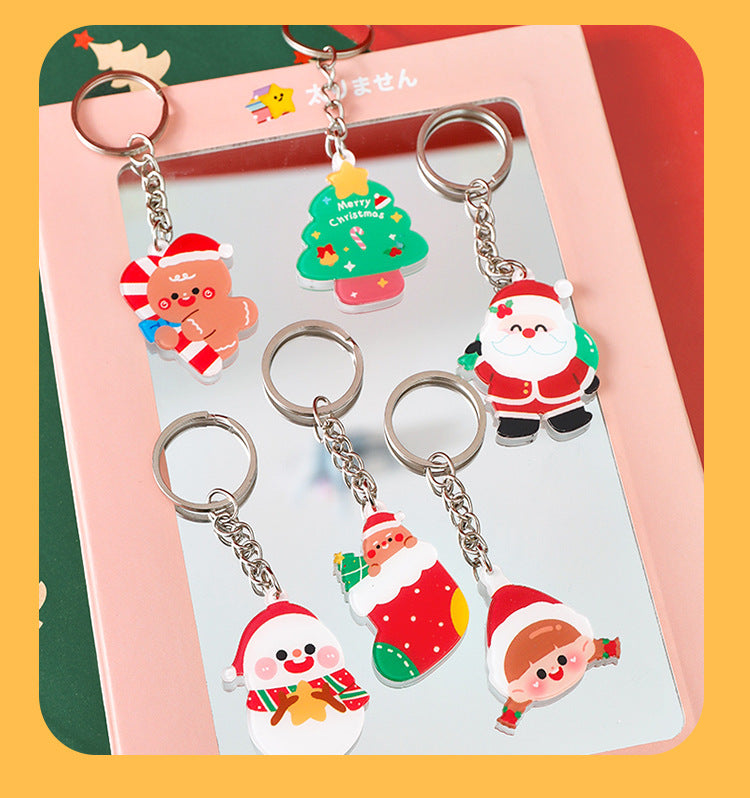 Lightweight acrylic holiday keychain 4