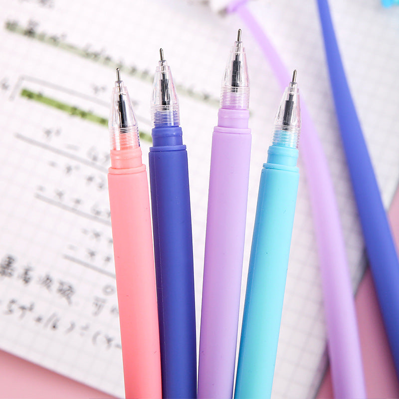 Light blue astronaut gel pen with silicone grip