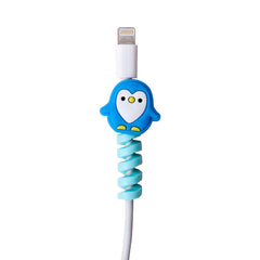 Bear shape silicone cable holder