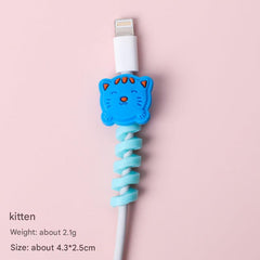 Star pattern cord protector for cables