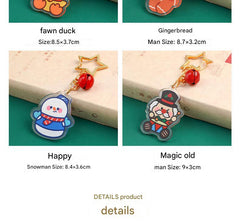 adorable reindeer keychain image