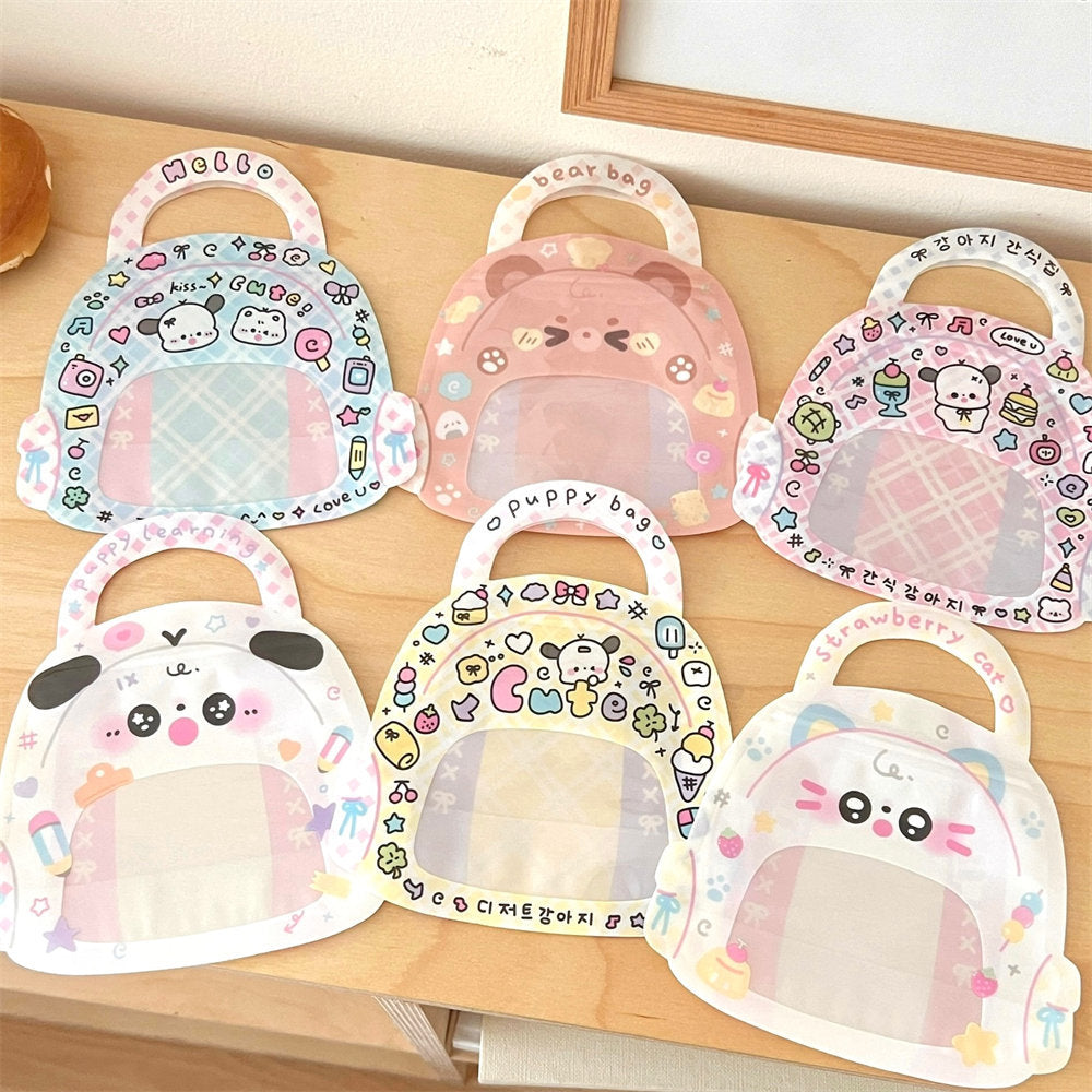 Cartoon designed bags for jewellery and snacks