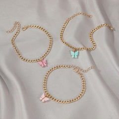 Chic Alphabet Heart Bracelet in silver