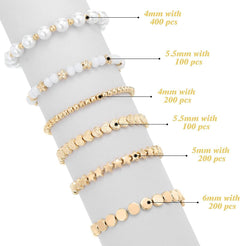 Various shapes of luxury spacer beads including stars and flowers