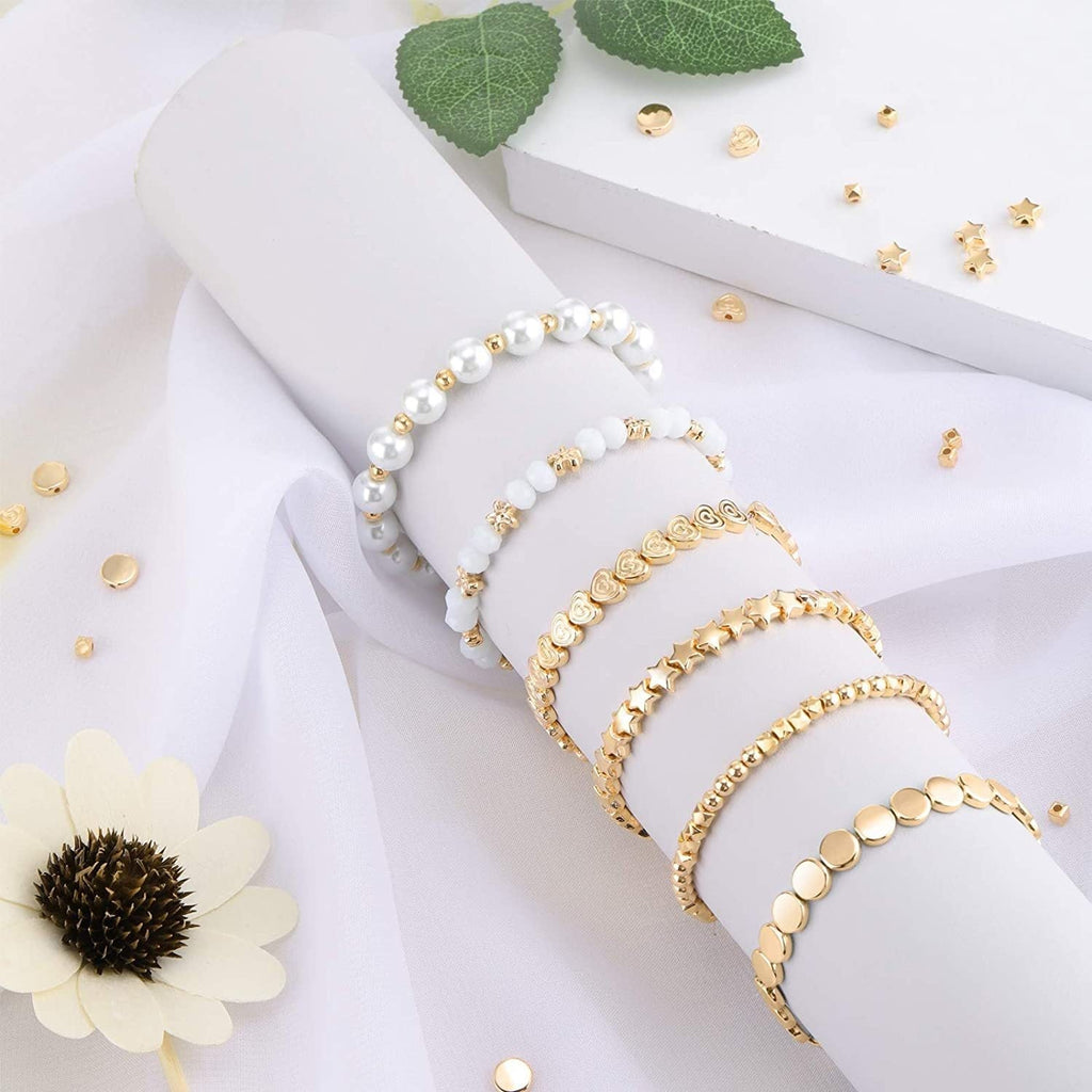 Elegant 1200-piece bead kit for DIY jewellery making