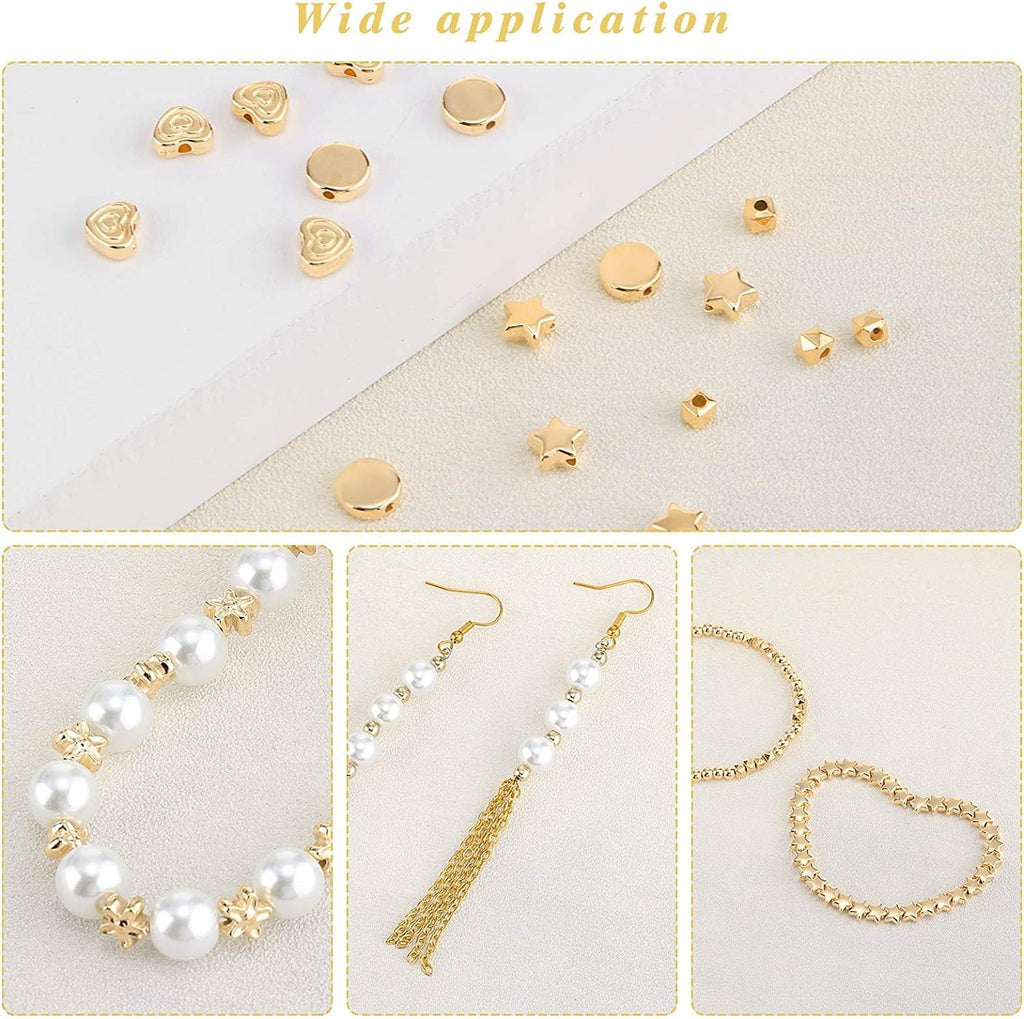 Elegant 1200-piece bead kit for DIY jewellery making