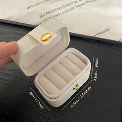 Portable Miniature Ring Box on a flat surface