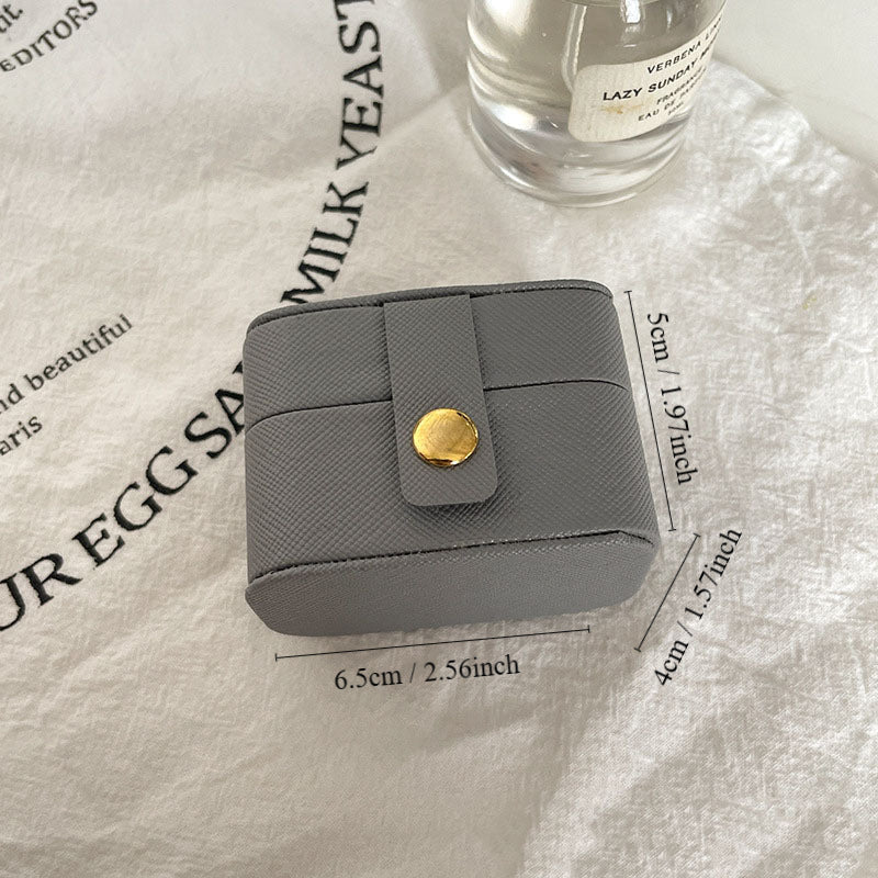 Portable Miniature Ring Box front view
