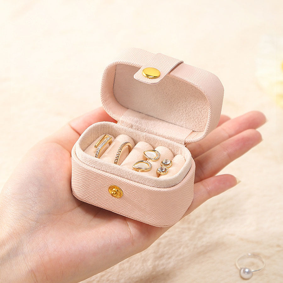Portable Miniature Ring Box side view
