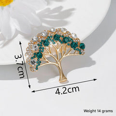 Durable zinc alloy brooch illustration