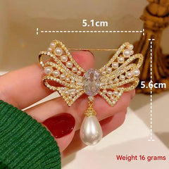 Close-up detail of vintage brooch
