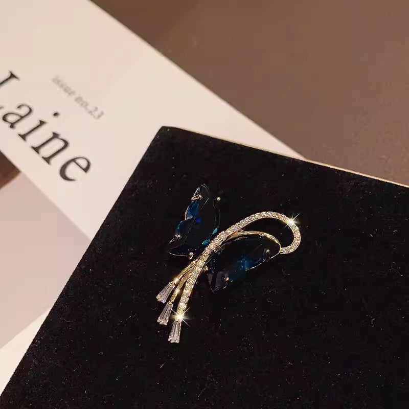 Beautiful craftsmanship of the butterfly brooch