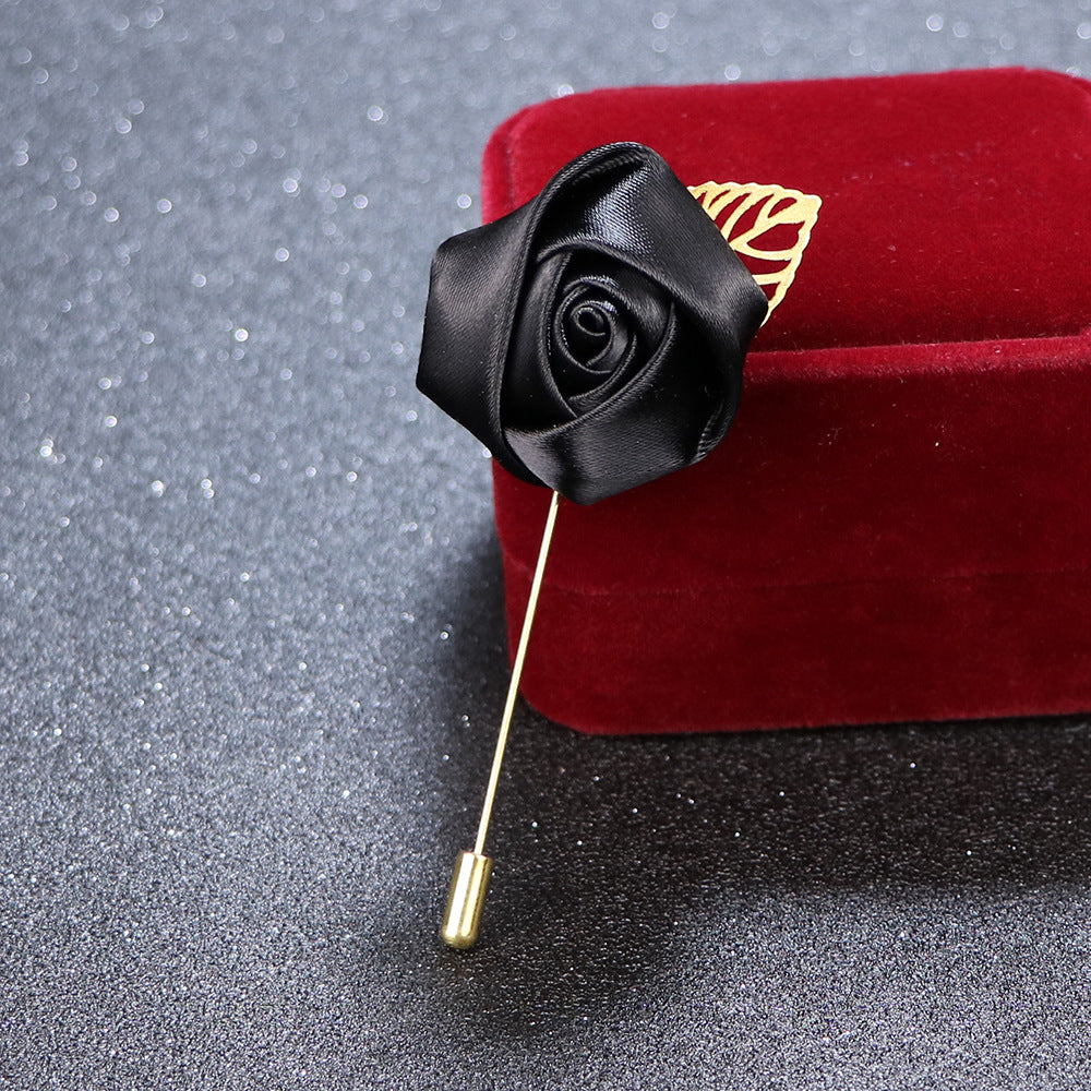 elegant brooch in chic setup