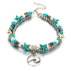 Ocean-themed Anklet for Summer Fashion