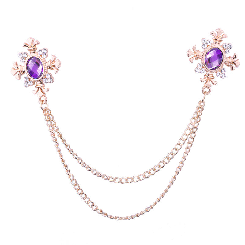 Brooch detailing showcasing rhinestones sparkle image 10