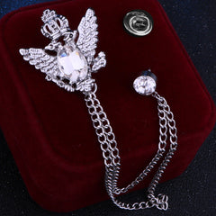 Gift Boxed Eagle Brooch for Men in packaging